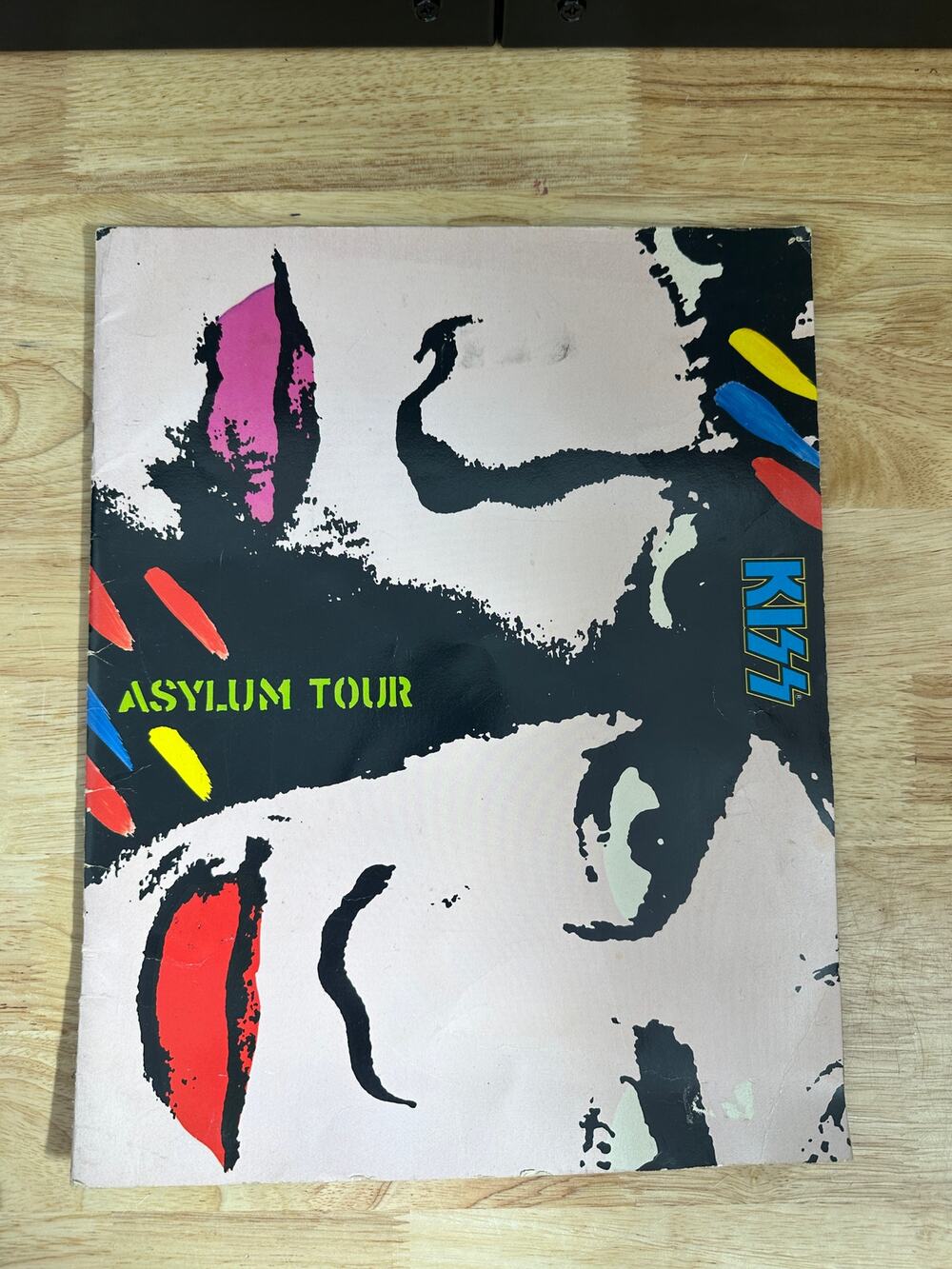 KISS Asylum World Tour 1985 Concert Program
